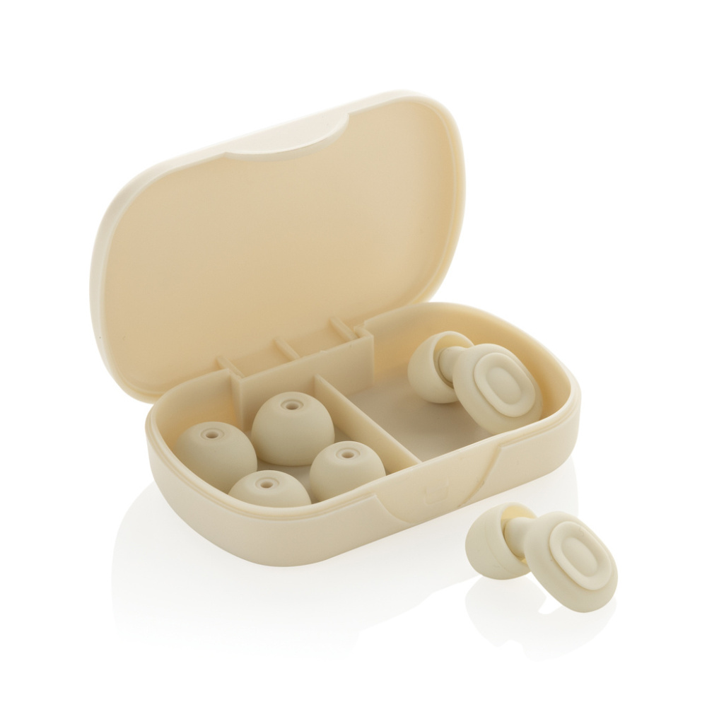 Logo trade business gifts image of: Sereva Noise reducing earplugs