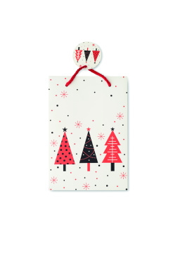 Logo trade business gifts image of: Gift paper bag small