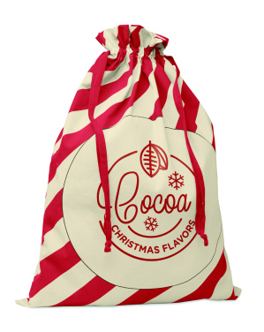 Logo trade promotional merchandise image of: Large Santa cotton bag