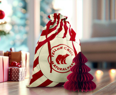 Logo trade promotional gift photo of: Large Santa cotton bag