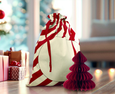 Logo trade advertising products image of: Large Santa cotton bag