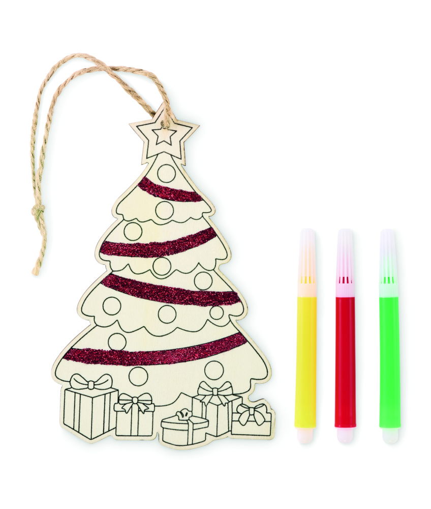 Logo trade promotional gift photo of: Christmas tree ornament