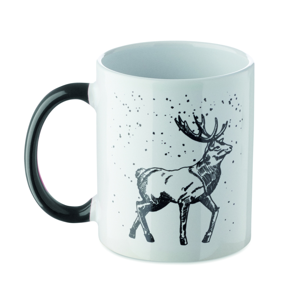 Logo trade promotional gifts picture of: Seasonal ceramic mug 300ml