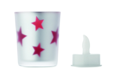 Logo trade promotional giveaways image of: LED tea light candle