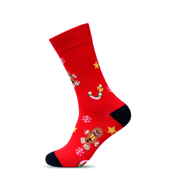 Logotrade advertising products photo of: Pair of Christmas socks M