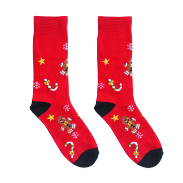 Logotrade business gift image of: Pair of Christmas socks M