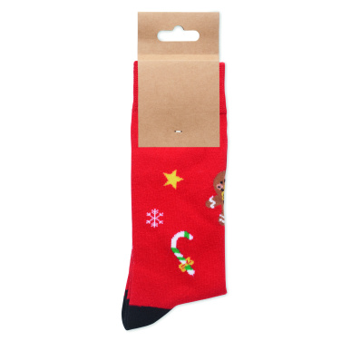 Logotrade promotional item image of: Pair of Christmas socks L