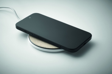 Logo trade promotional items picture of: Cork wireless charger 15W