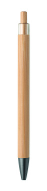 Logotrade advertising product image of: Push button bamboo pen