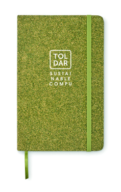 Logo trade promotional giveaways image of: A5 notebook with hard cover