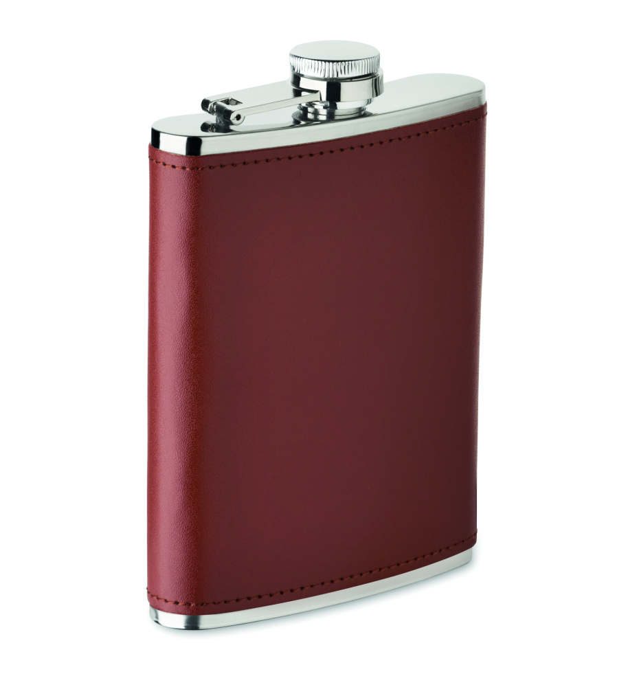 Logo trade promotional merchandise image of: Slim hip flask 200 ml