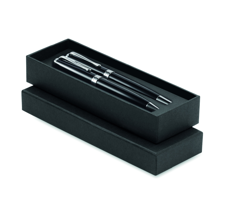 Logotrade promotional item image of: Ball pen and roller set