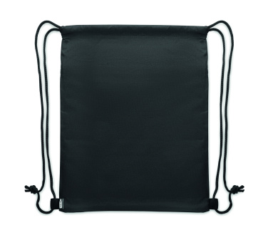Logo trade promotional items image of: Drawstring bag in 600D RPET