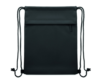 Logo trade promotional merchandise photo of: Drawstring bag in 600D RPET