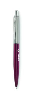 Logo trade corporate gifts picture of: Push button pen in box