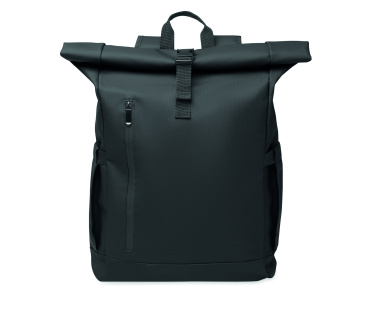 Logotrade corporate gift picture of: Rolltop laptop rucksack 600D