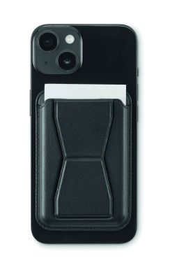 Logo trade corporate gifts image of: Magnetic PU cardholder