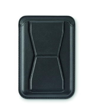 Logo trade promotional items image of: Magnetic PU cardholder