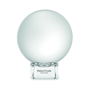 Logotrade promotional giveaway image of: Glass round award