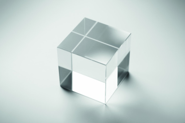 Logotrade promotional item picture of: Glass cube award