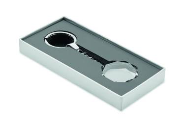 Logotrade corporate gift picture of: Glass round award key ring