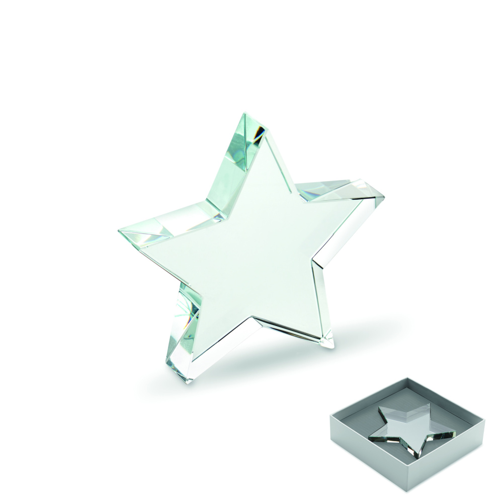 Logo trade promotional item photo of: Glass star award