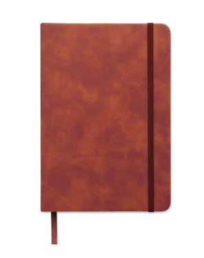 Logo trade promotional giveaways image of: A5 smokey PU notebook