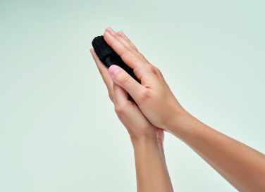 Logotrade promotional item picture of: Hand warmer knitted polyester