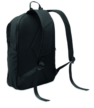 Logo trade promotional giveaways picture of: 15" soft PU laptop backpack