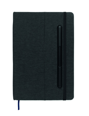 Logo trade promotional gifts picture of: A5 notebook with phone holder