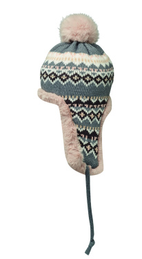 Logotrade promotional product picture of: Knitted beanie with ear flap