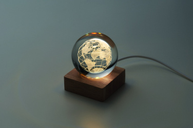 Logo trade promotional merchandise picture of: LED globe glass ball