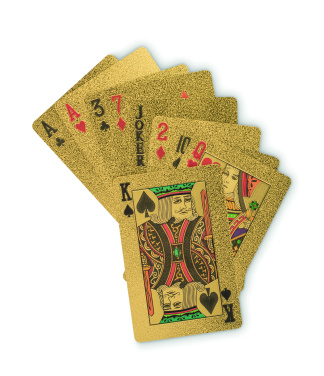 Logo trade promotional merchandise image of: Waterproof playing cards