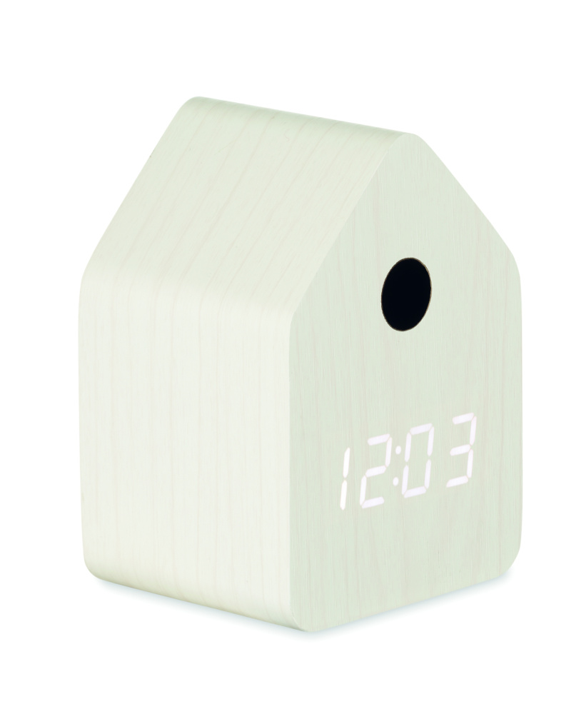 Logotrade promotional product picture of: MDF cuckoo alarm clock