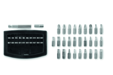 Logotrade promotional gift picture of: 32 pcs screwdriver bit set