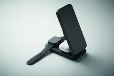 Logo trade advertising products image of: 3 in 1 wireless charger 15W