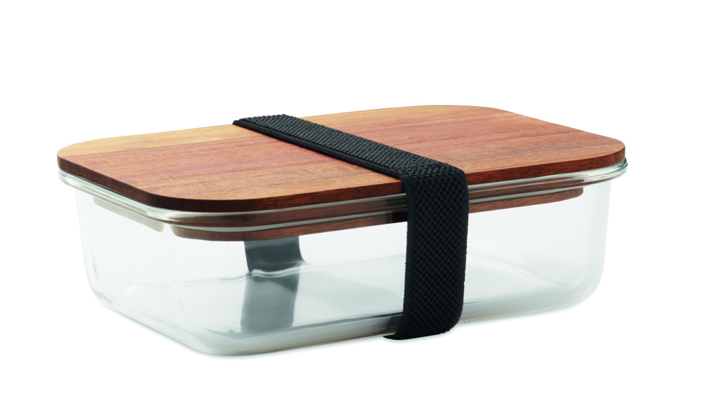 Logo trade advertising products picture of: Glass lunch box 800ml