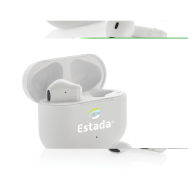 Logo trade promotional gifts image of: Tunevo RCS recycled plastic wireless earbuds