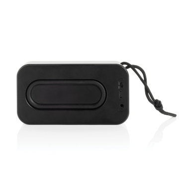 Logotrade promotional products photo of: Swiss Peak RCS recycled aluminium 10W bass speaker