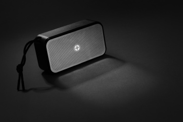 Logo trade promotional gifts picture of: Swiss Peak RCS recycled aluminium 10W bass speaker