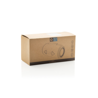 Logo trade advertising product photo of: Prisma RCS recycled plastic IPX 4 waterpoof 16W speaker