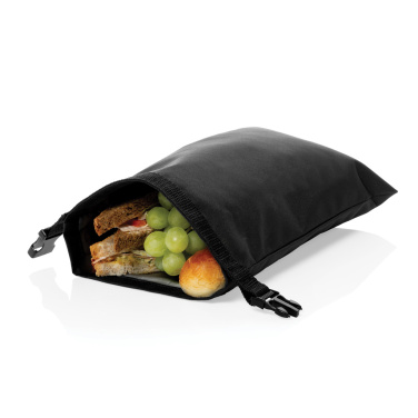 Logotrade corporate gift image of: Snackstrap AWARE™ RPET foldable lunchbag 30x20CM