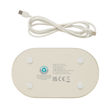 Logo trade promotional giveaway photo of: LumaRise RCS reycled plastic white noise alarm clock