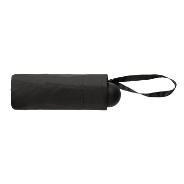 Logo trade promotional merchandise photo of: 19.5" Aware™ RPET super mini manual 190T Pongee umbrella