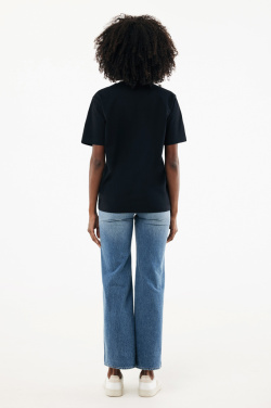 Logo trade business gifts image of: IQONIQ Nikko heavyweight recycled cotton t-shirt