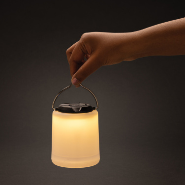 Logotrade advertising products photo of: Limio RCS recycled plastic portable re-chargeable table lamp