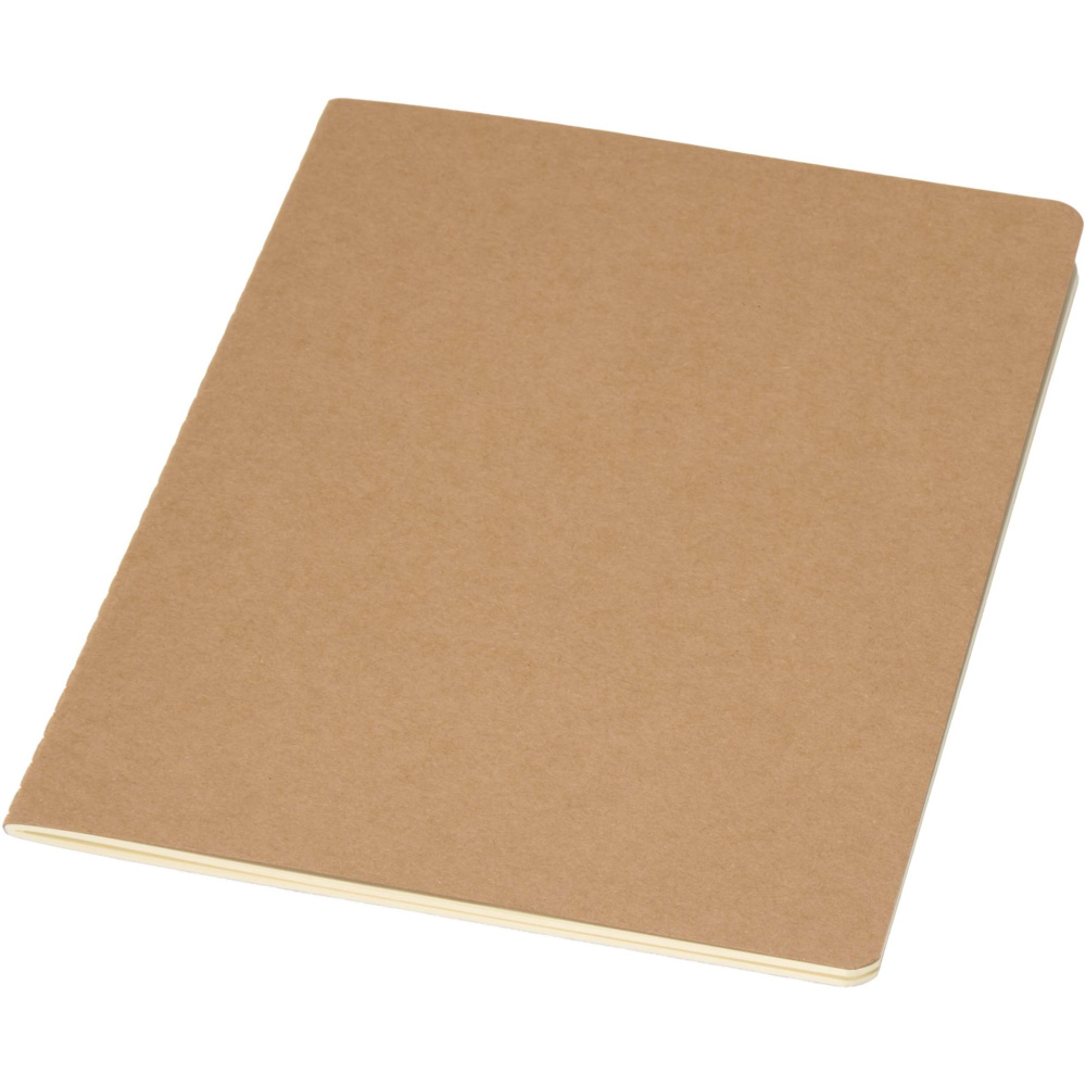 Logotrade corporate gift picture of: Slyk A5 kraft cahier notebook with ruled pages