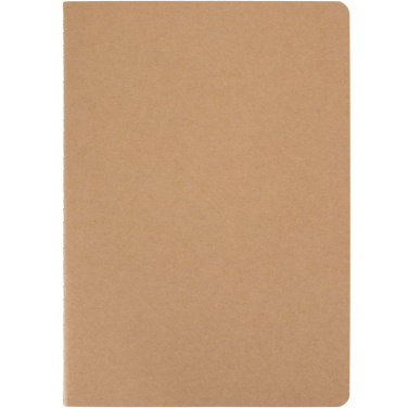 Logotrade advertising product image of: Slyk A5 kraft cahier notebook with ruled pages