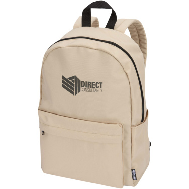 Logotrade promotional giveaway image of: Byron 14" GRS recycled city laptop backpack 16L