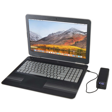 Logotrade advertising product picture of: Acamar 20.000 mAh 70W recycled aluminium laptop power bank